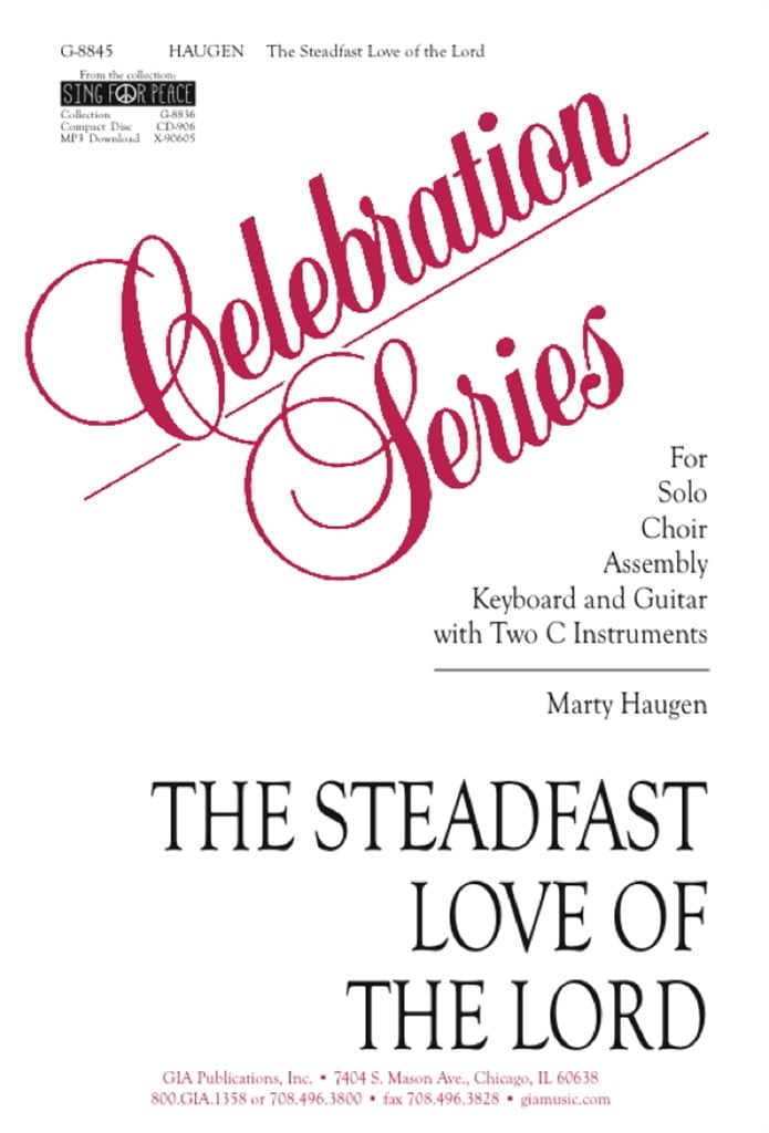 The Steadfast Love of the Lord Instruments Parts
